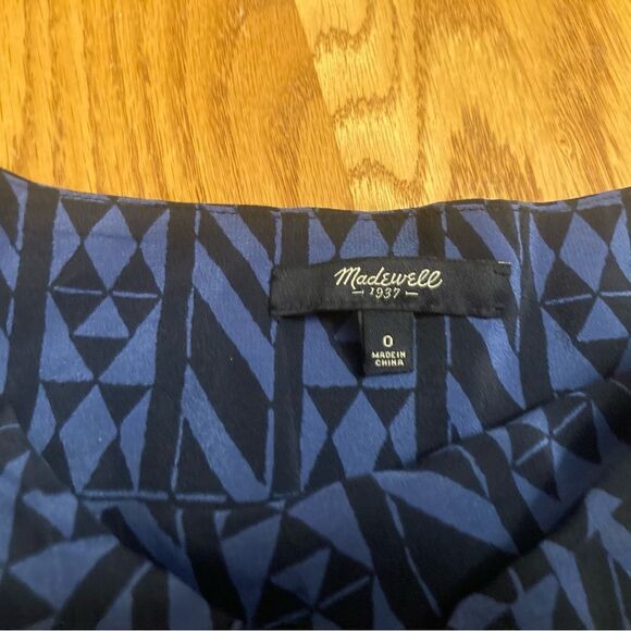 Madewell Silk Geometric Skirt - Picture 3 of 7